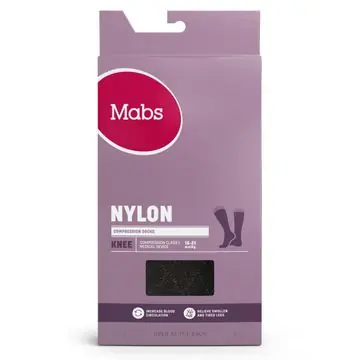 Nylon Knee Design Black Small Begränsat antal